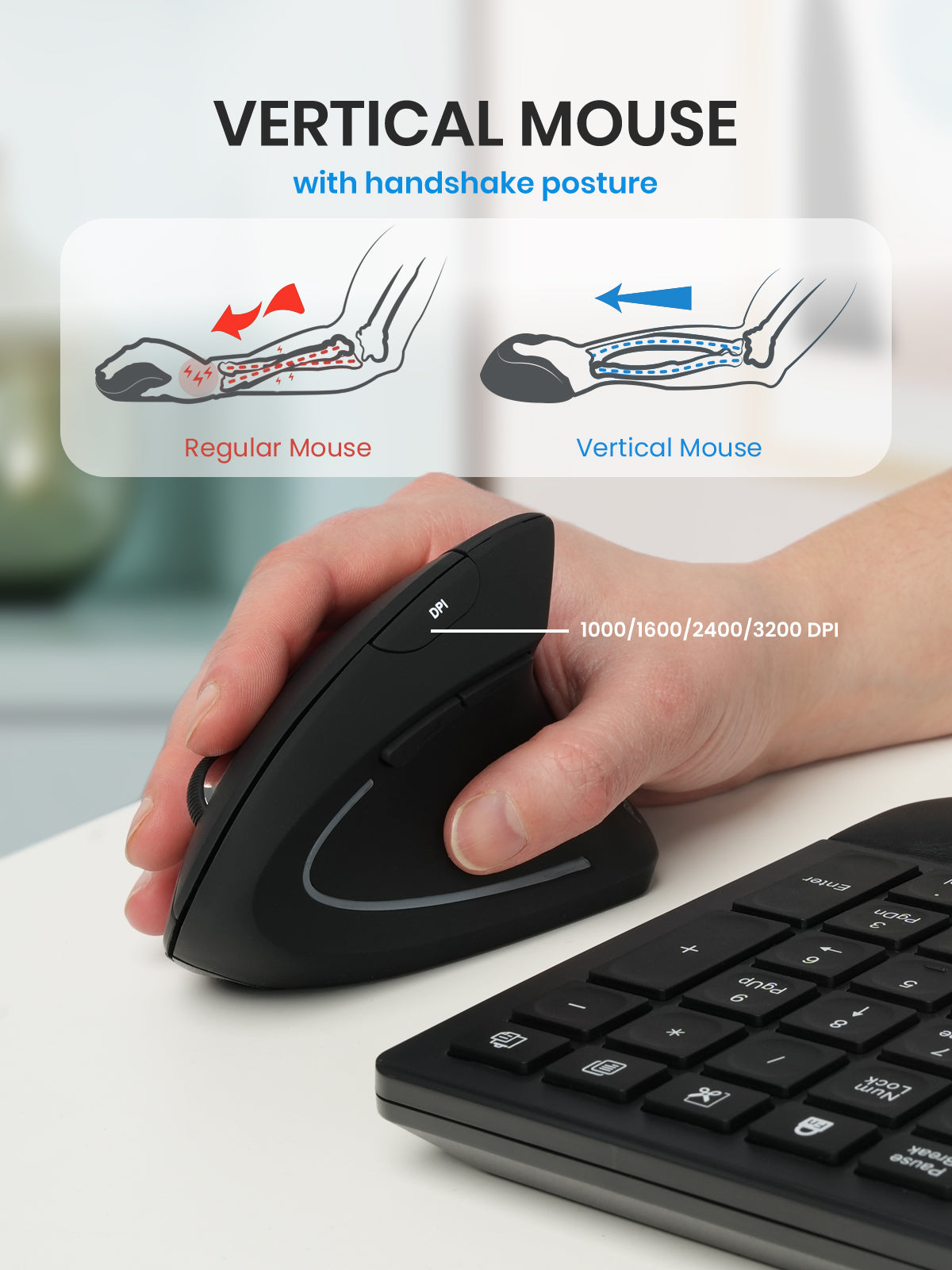 perixx-periduo-614-wireless-quiet-ergonomic-keyboard-and-vertical-mouse-combo-wi image 5