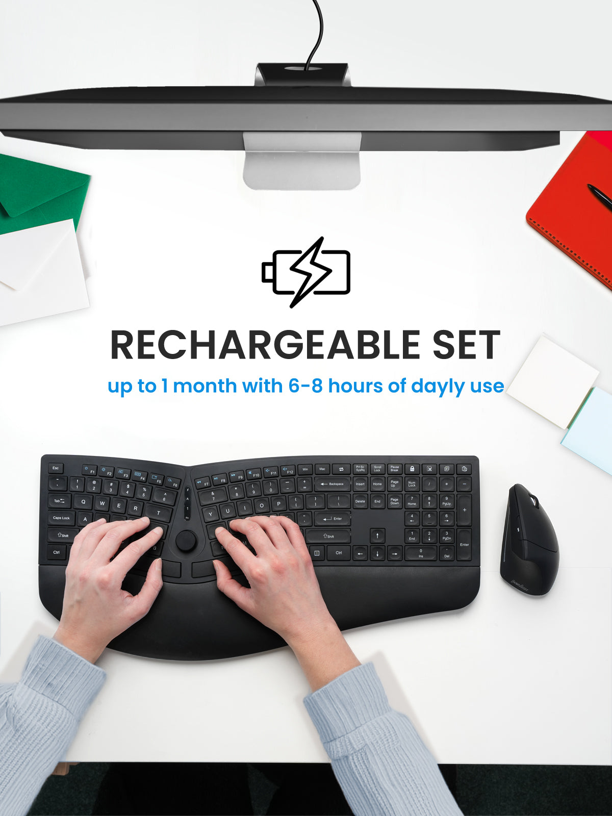 perixx-periduo-614-wireless-quiet-ergonomic-keyboard-and-vertical-mouse-combo-wi image 6
