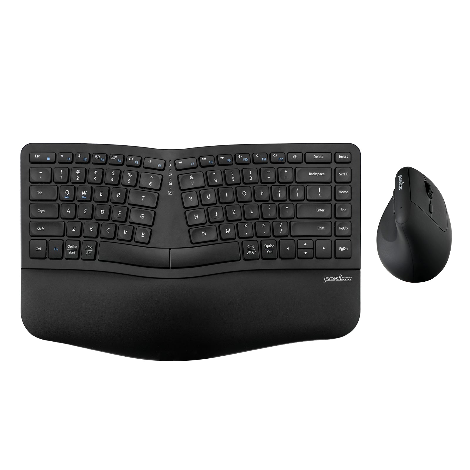 perixx-periduo-606ii-wireless-compact-ergonomic-keyboard-and-vertical-mouse-comb image 1