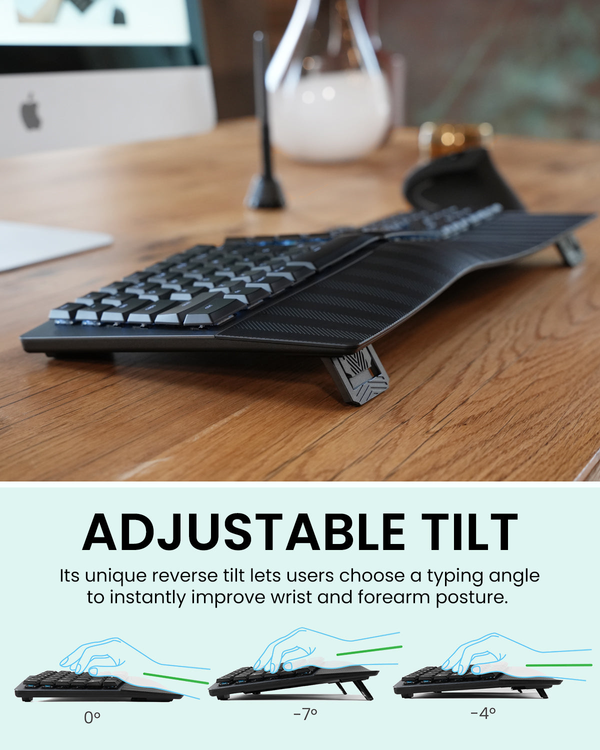 perixx-periboard-835-ii-wireless-ergonomic-mechanical-keyboard-with-rgb-backlit- image 6