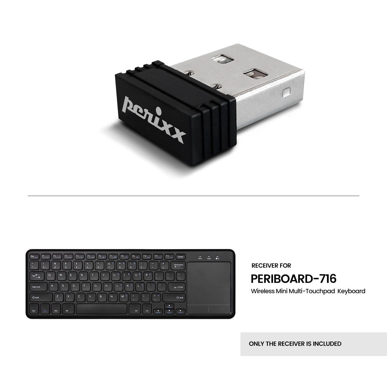perixx-usb-dongle-receiver-for-periboard-716iii-wireless-keyboard image 2