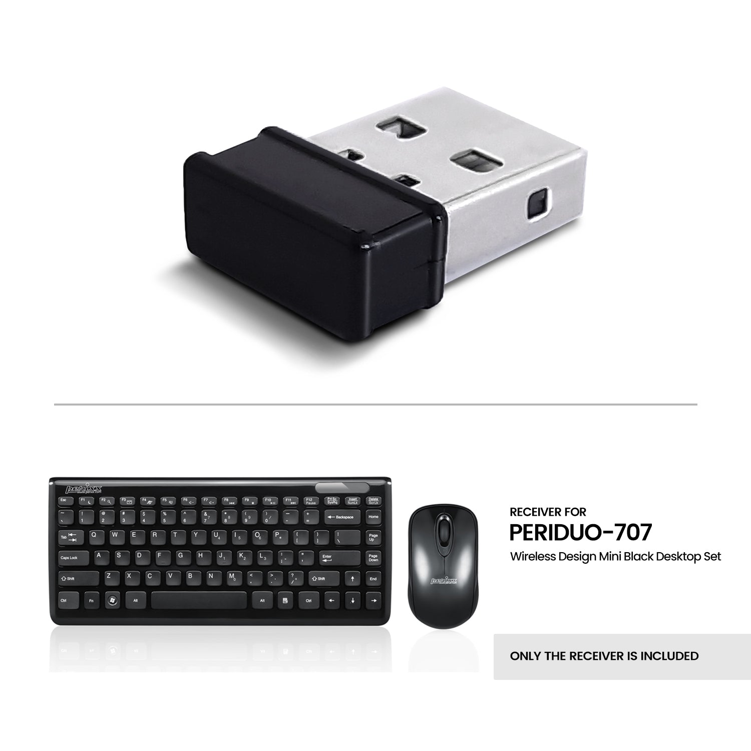 perixx-usb-dongle-receiver-for-periduo-707-plus-replacement image 2
