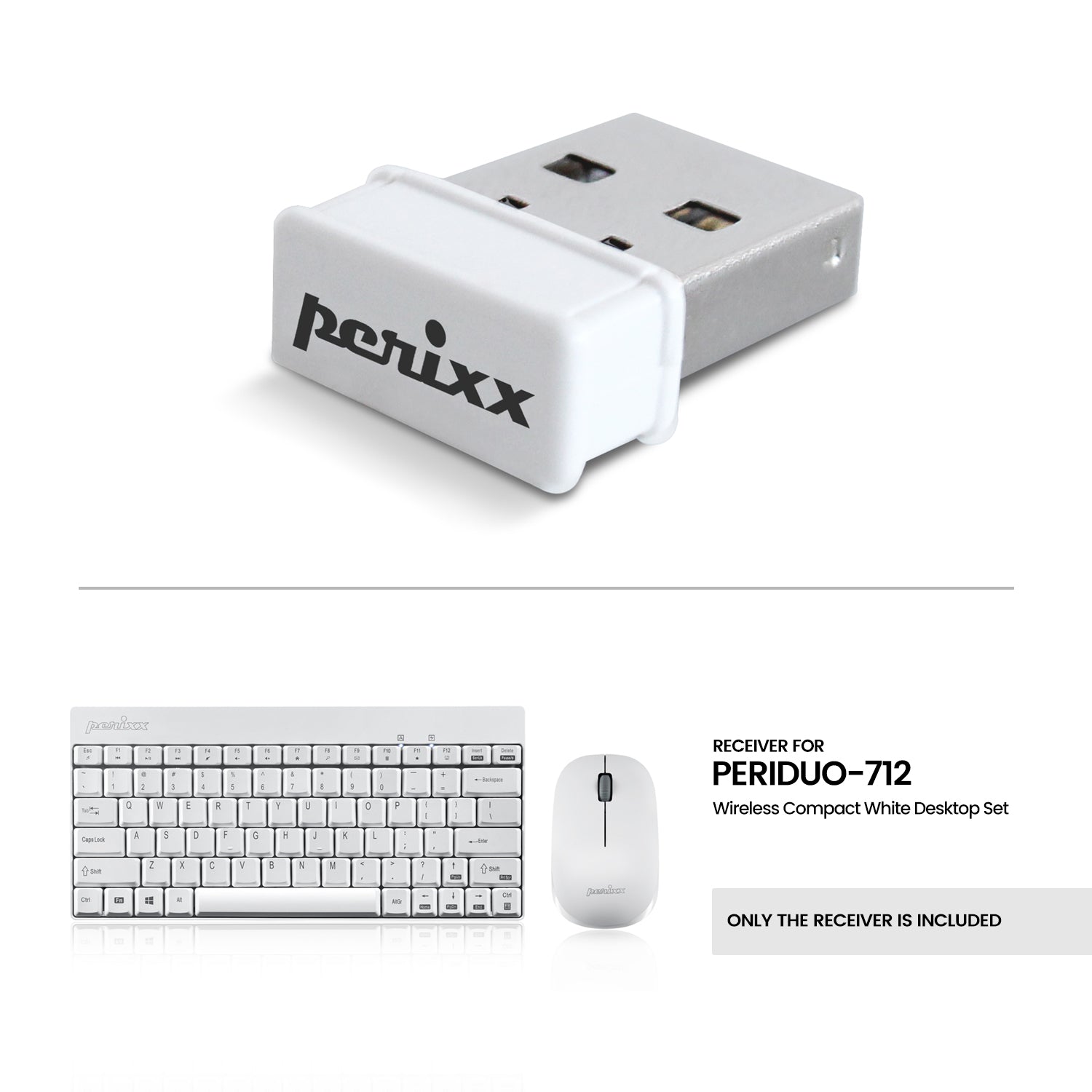 perixx-replacement-usb-dongle-receiver-for-periduo-712-white-wireless-combo image 2