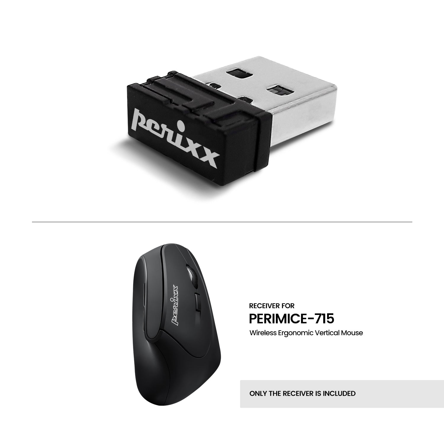 perixx-usb-dongle-receiver-for-perimice-715ii-replacement image 2