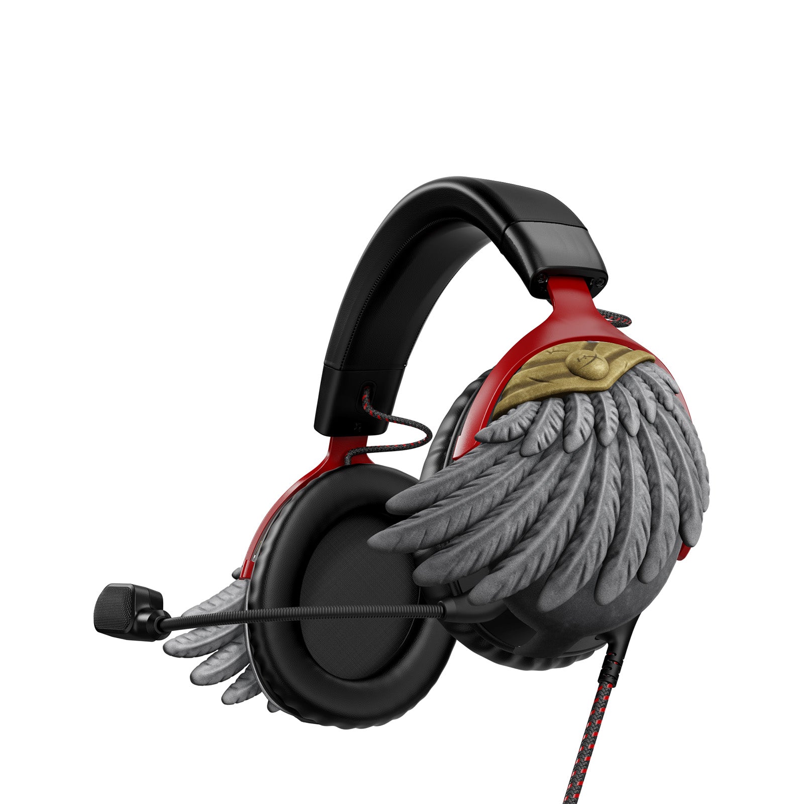 hyperx-hx3d-headset-plates-valkyrie-wings-for-cloud-ii-cloud-iii image 1